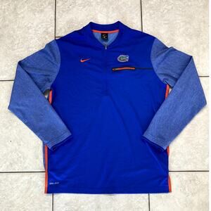 Nike UF windbreaker pullover quarter zip University of Florida Dri Fit large